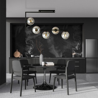 Ceiling Lamp Ventara Graphite (5 lights)