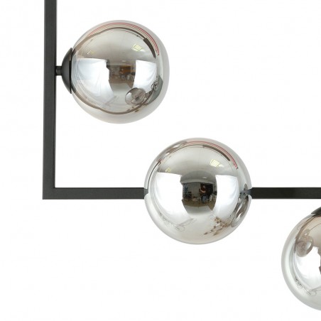 Plafón de techo Ventara Grafito (5 luces)