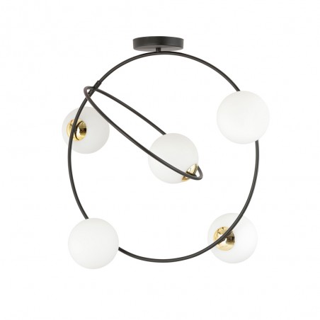 Ceiling Flush Lamp Morante Opal (5 lights)