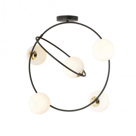 Ceiling Flush Lamp Morante Opal (5 lights)
