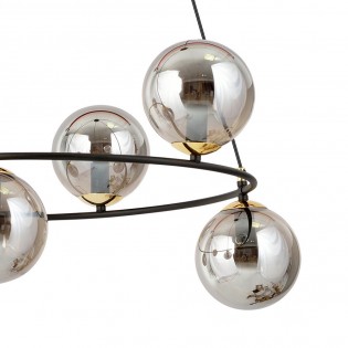 Ceiling Lamp Laster Graphite (6 lights)