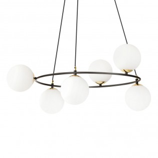 Lámpara de techo Laster Opal (6 luces)