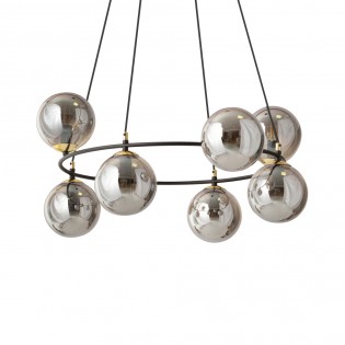 Ceiling Lamp Laster Graphite (7 lights)