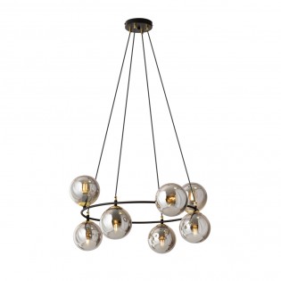 Ceiling Lamp Laster Graphite (7 lights)