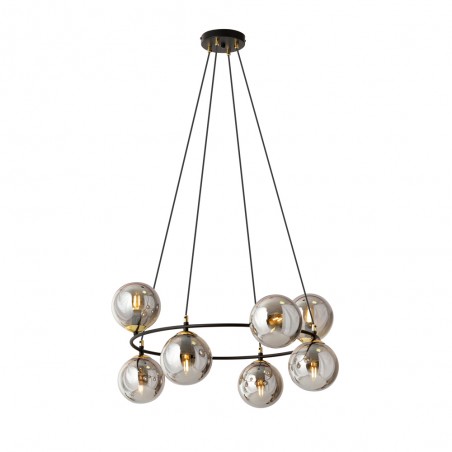 Ceiling Lamp Laster Graphite (7 lights)
