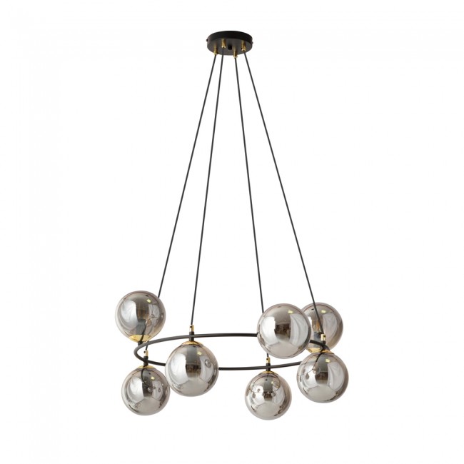Ceiling Lamp Laster Graphite (7 lights)