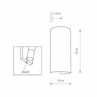 Aplique de pared Velero