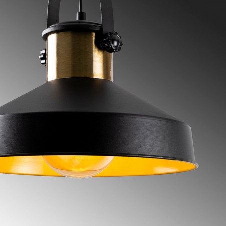 Retro Pendant Lamp Momo 35 Negro