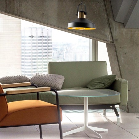 Retro Pendant Lamp Momo 35 Negro