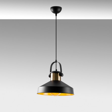Retro Pendant Lamp Momo 35 Negro