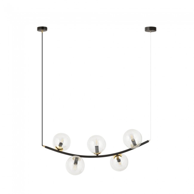 Ceiling lamp Irenzo Transparent (5 lights)