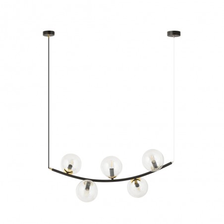 Ceiling lamp Irenzo Transparent (5 lights)