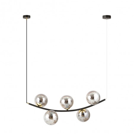 Ceiling lamp Irenzo Graphite (5 lights)