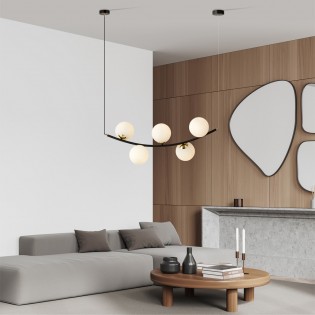 Ceiling lamp Irenzo Opale (5 lights)