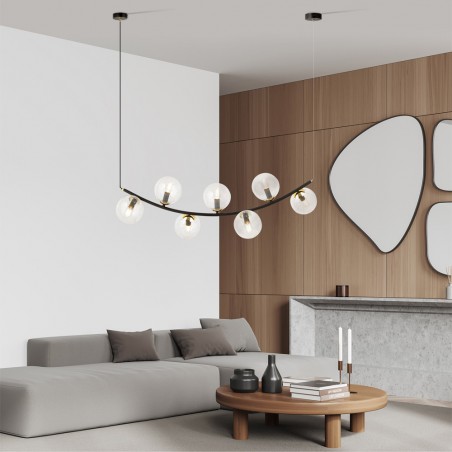 Ceiling lamp Irenzo Transparent (7 lights)