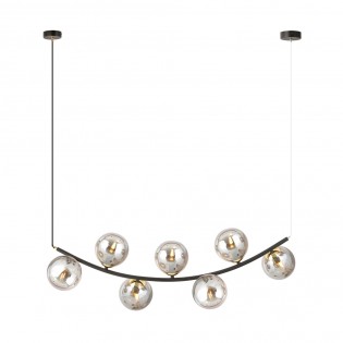Ceiling lamp Irenzo Graphite (7 lights)