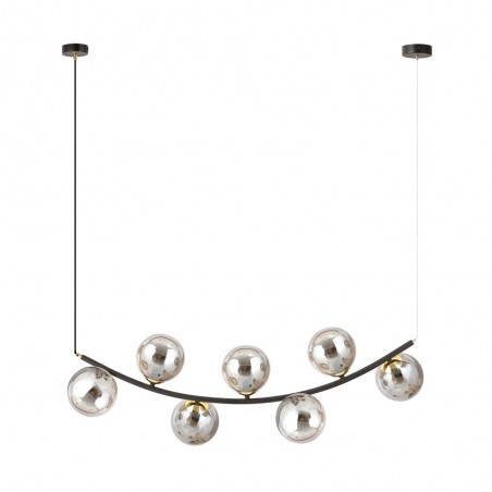 Ceiling lamp Irenzo Graphite (7 lights)