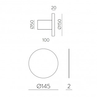 Aplique de pared LED Chamaleon (10.5W)