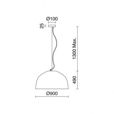 Ceiling Lamp Moln XL