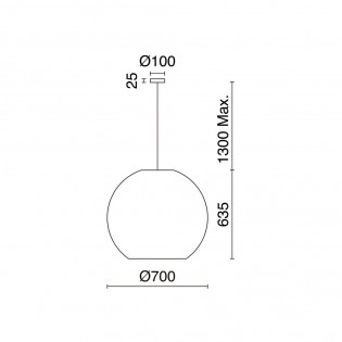 Pendant Lamp Natural L