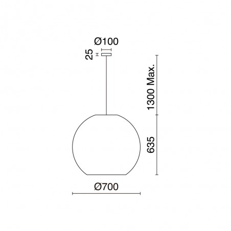 Pendant Lamp Natural L