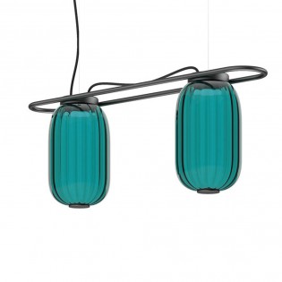 Lámpara de techo Krista Azul (2 luces)