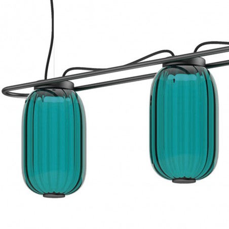 Lámpara de techo Krista Azul (3 luces)