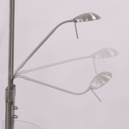 LED Floor Lamp Olimpia Níckel (18W+5W)