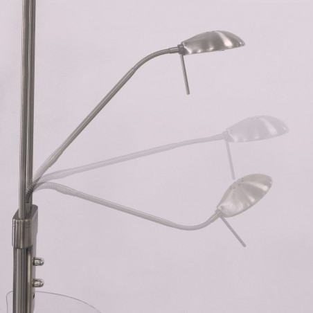 LED Floor Lamp Olimpia Níckel (18W+5W)