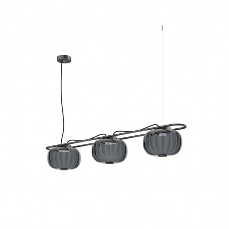 LED Ceiling Lamp Krista Smoked (3x19W)
