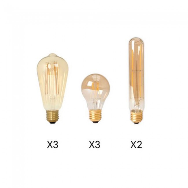 Pack x 8 Bombillas lámpara de techo Ilo-Ilo