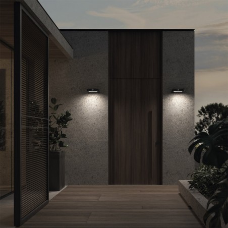 Solar LED wall lamp with sensor Tona (6W)