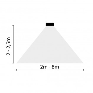 Solar LED wall lamp with sensor Tona II (6W)