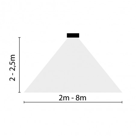 Solar LED wall lamp with sensor Tona II (6W)