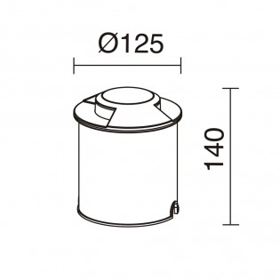 Empotrable de suelo LED Martina II (7W)