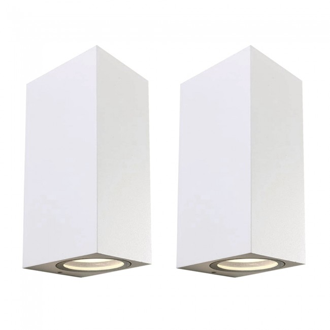 Pack 2 x Aplique de pared exterior Classic (2 luces)
