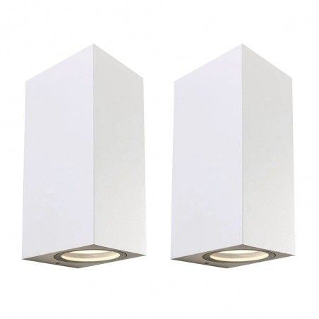 Pack 2 x Aplique de pared exterior Classic (2 luces)