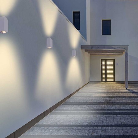 Pack 2 x Aplique de pared exterior Classic (2 luces)