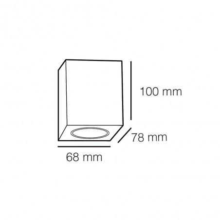 Pack 2 x Aplique de pared exterior Classic