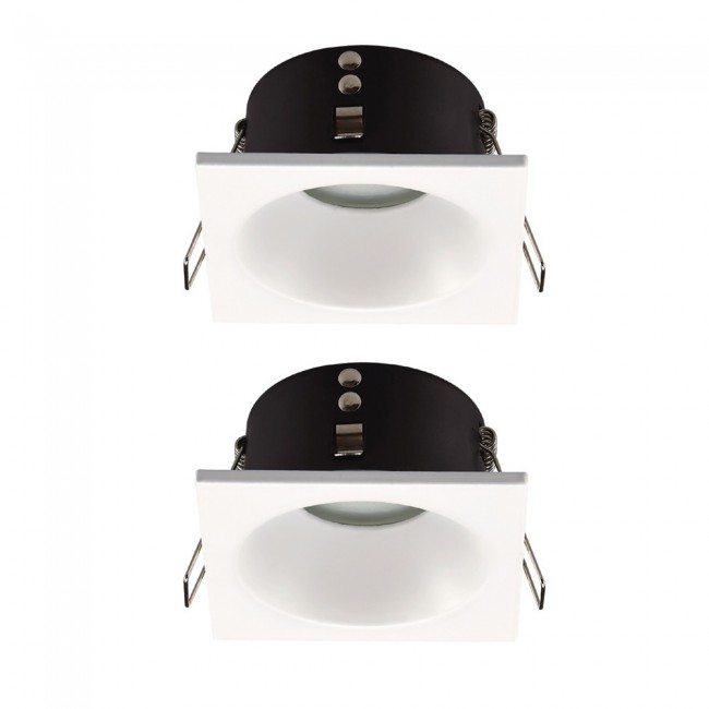 Pack 2 x Bathroom's Recessed Light Lutar (Square)