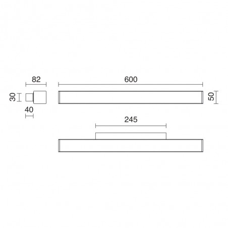 LED Wall Lamp for bathrooms Lits (9W)