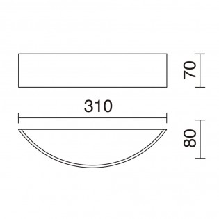 Aplique de pared LED Deneb (12W)
