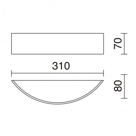 Aplique de pared LED Deneb (12W)