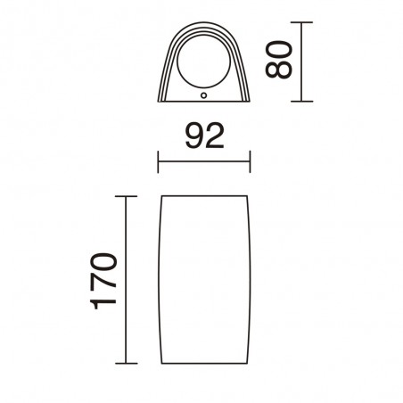 Outdoor LED Wall Lamp Estel (2x3.50W)