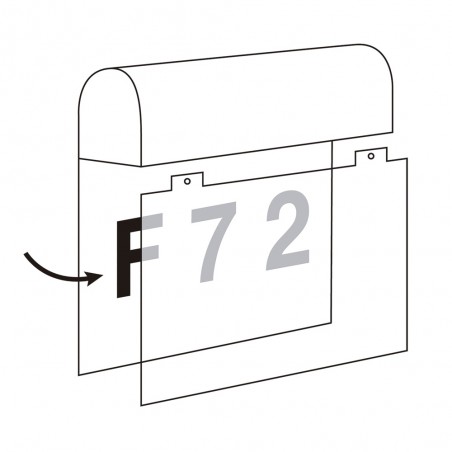 Aplique de pared LED Number (7W)
