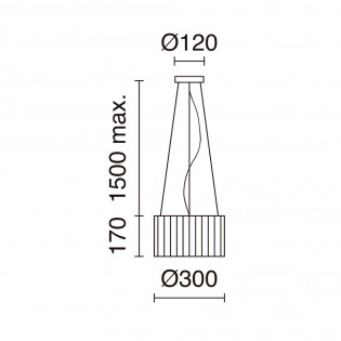 LED Pendant Lamp Vorada (12W)