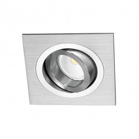 Recessed LED CLASSIC square aluminium (8W)