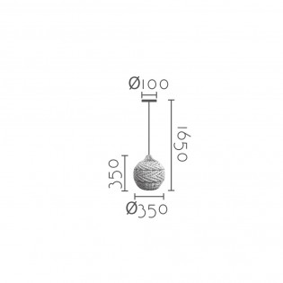 Lámpara de techo Brunei