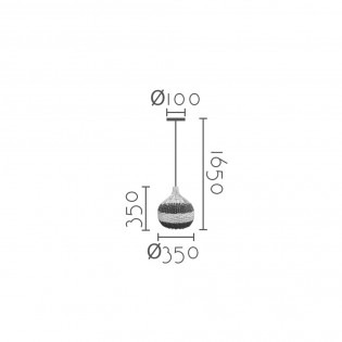 Pendant lamp Brunai