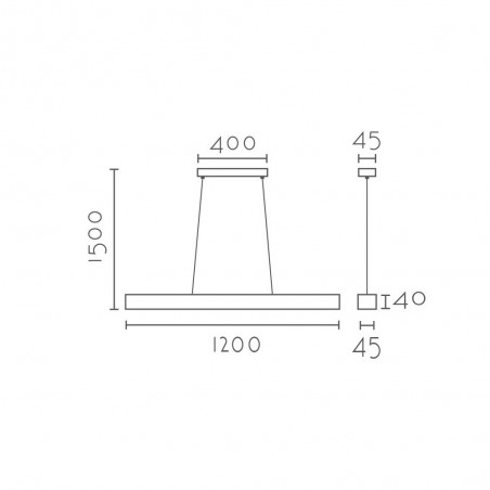 Ceiling lamp LED Tirana (18W)